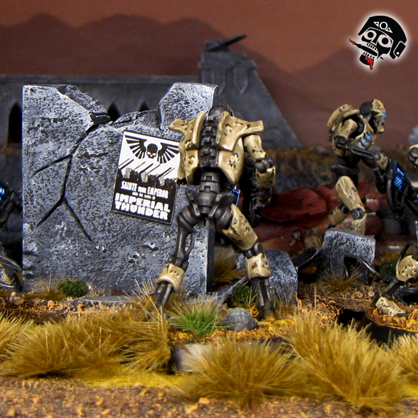 Necron Warrior from Games Workshop painted by Neldoreth - An Hour of Wolves & Shattered Shields