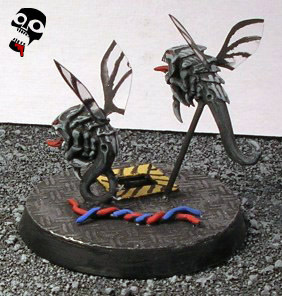 Tyranid flying swarm from Games Workshop painted by Neldoreth - An Hour of Wolves & Shattered Shields