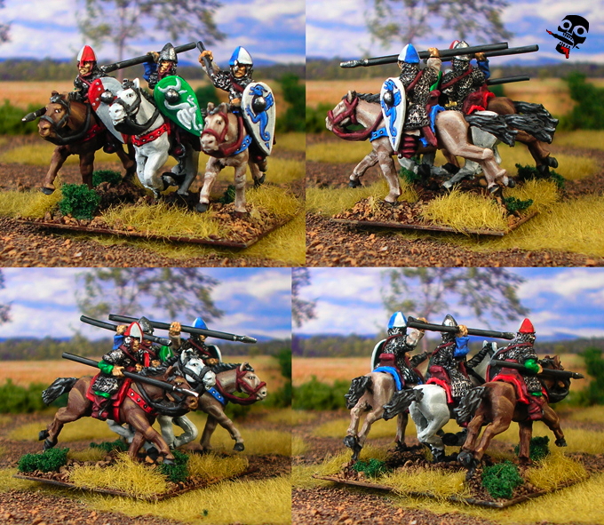 15mm Norman and West Frank from Khurasan Miniatures painted by Neldoreth - An Hour of Wolves & Shattered Shields