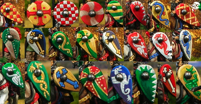 15mm Norman and West Frank from Khurasan Miniatures painted by Neldoreth - An Hour of Wolves & Shattered Shields 15mm Norman and West Frank from Khurasan Miniatures painted by Neldoreth - An Hour of Wolves & Shattered Shields