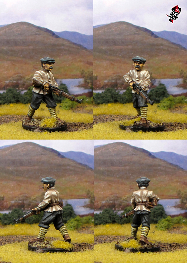 Russian Civil War Anarchists from Copplestone Castings painted by Neldoreth - An Hour of Wolves & Shattered Shields