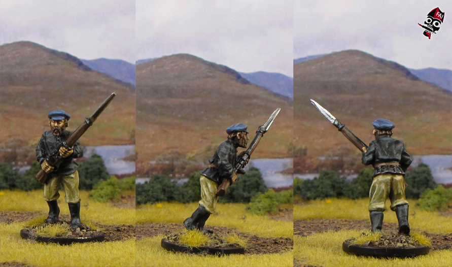 Russian Civil War Anarchists from Copplestone Castings painted by Neldoreth - An Hour of Wolves & Shattered Shields
