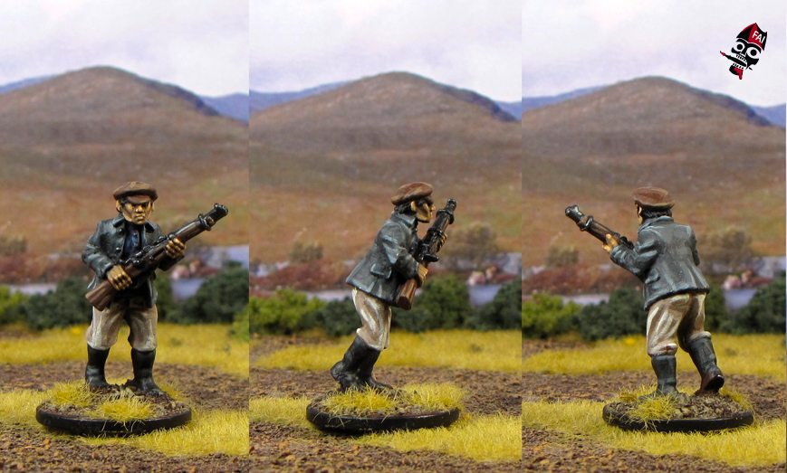 Russian Civil War Anarchists from Copplestone Castings painted by Neldoreth - An Hour of Wolves & Shattered Shields