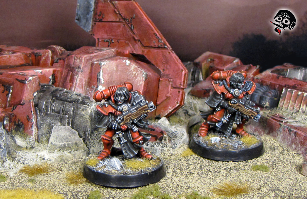 Sisters of Battle from Games Workshop painted by Neldoreth - An Hour of Wolves & Shattered Shields