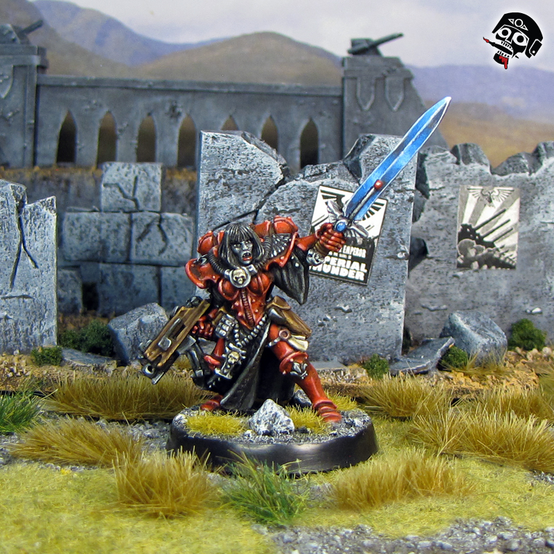 Sisters of Battle Squad from Games Workshop painted by Neldoreth - An Hour of Wolves & Shattered Shields