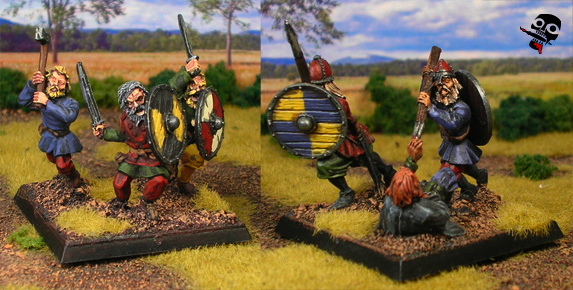 Viking bondi from Old Glory and Gripping Beast painted by Neldoreth - An Hour of Wolves & Shattered Shields