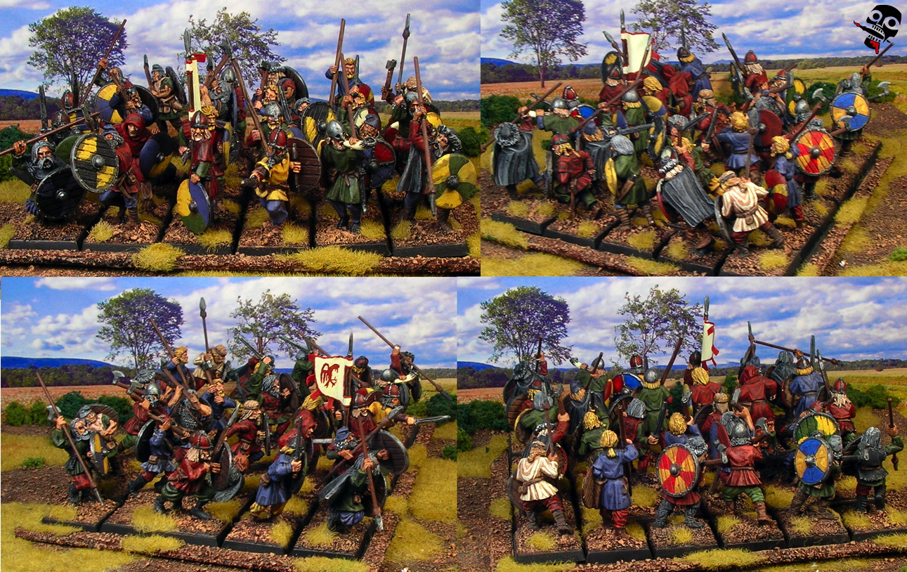 Viking bondi from Old Glory and Gripping Beast painted by Neldoreth - An Hour of Wolves & Shattered Shields