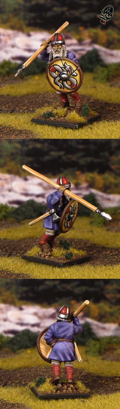 Viking Leidang or Bondi or Levy from Gripping Beast painted by Neldoreth - An Hour of Wolves & Shattered Shields