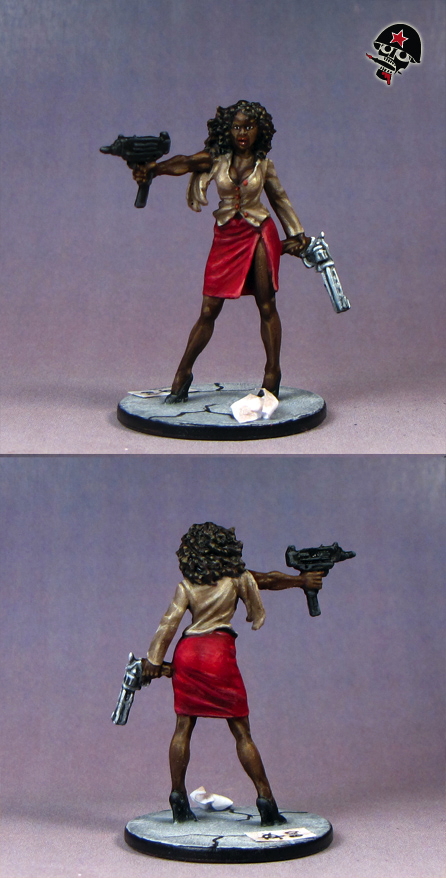 Neema, Zombicide survivor from Cool Mini or Not painted by Neldoreth - An Hour of Wolves & Shattered Shields