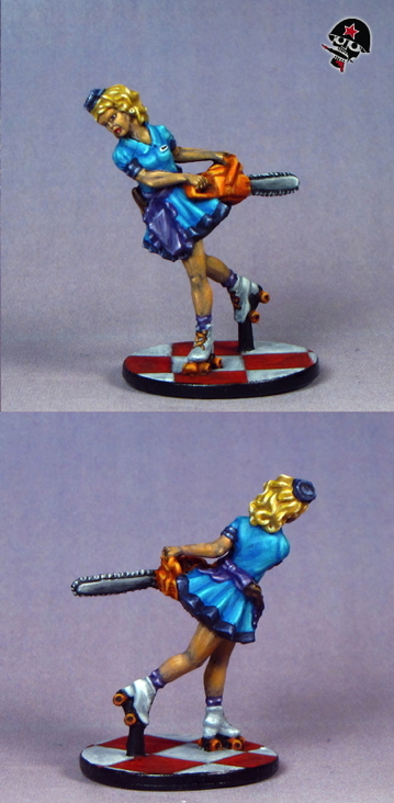 Wanda, Zombicide survivor from Cool Mini or Not painted by Neldoreth - An Hour of Wolves & Shattered Shields