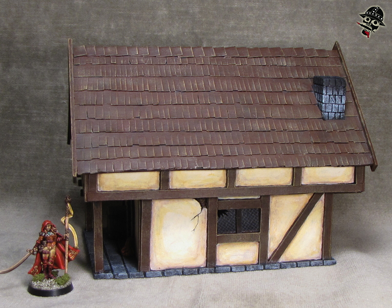 Medieval haunted halloween house - Scratch built by Neldoreth - An Hour of Wolves & Shattered Shields