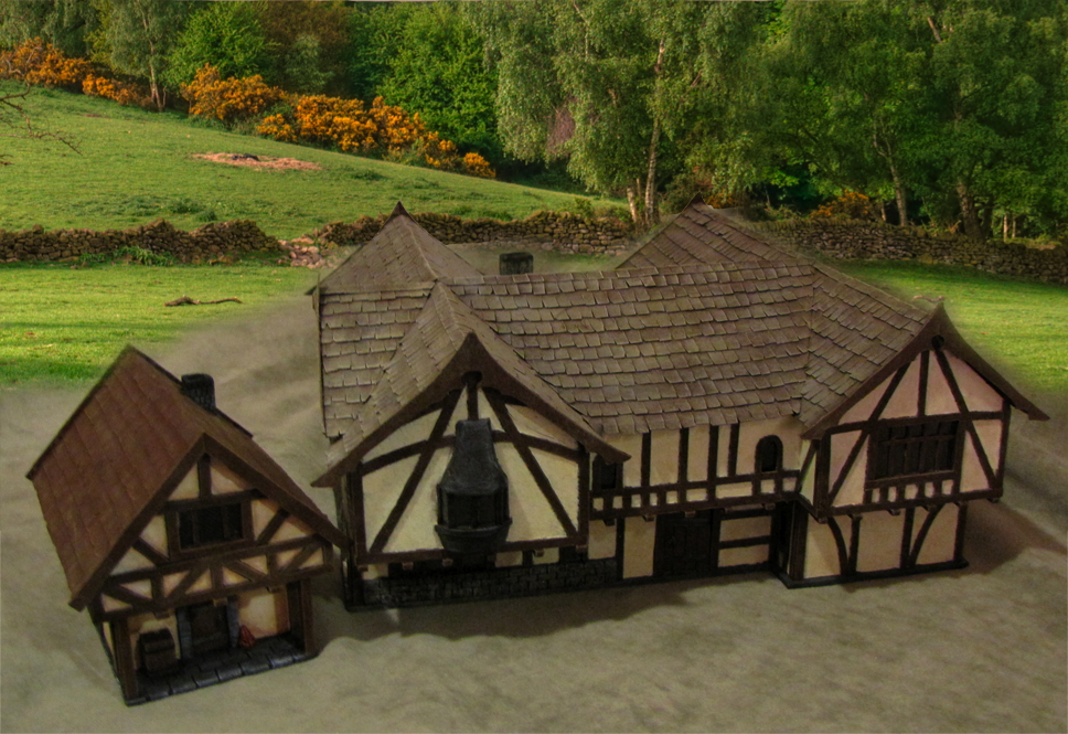 Generic Medieval Building - Scratch built by Neldoreth - An Hour of Wolves & Shattered Shields