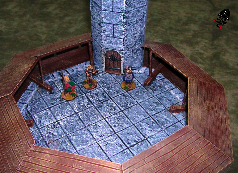 Medieval Tower from Scratch built by Neldoreth painted by Neldoreth - An Hour of Wolves & Shattered Shields
